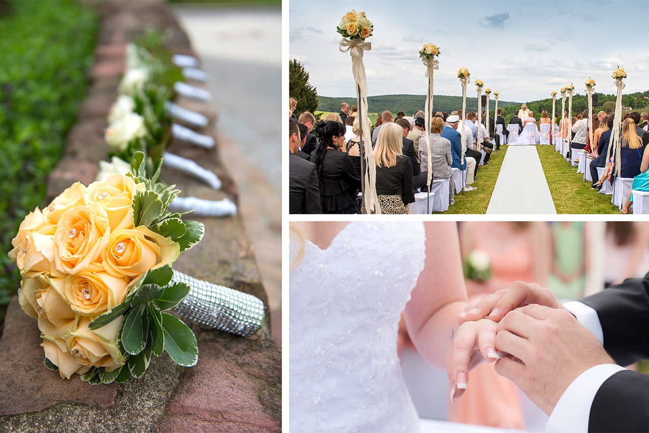 Hochzeitspauschale Burghof Brombachtal